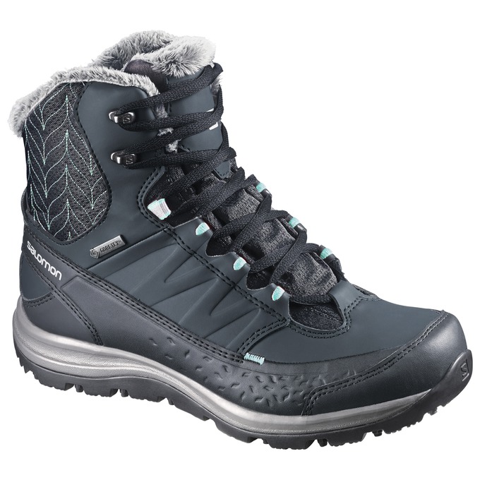 Bottes Hiver Salomon Femme Bleu Marine - Salomon KAÏNA MID GTX® - France (0142-CDWNO)